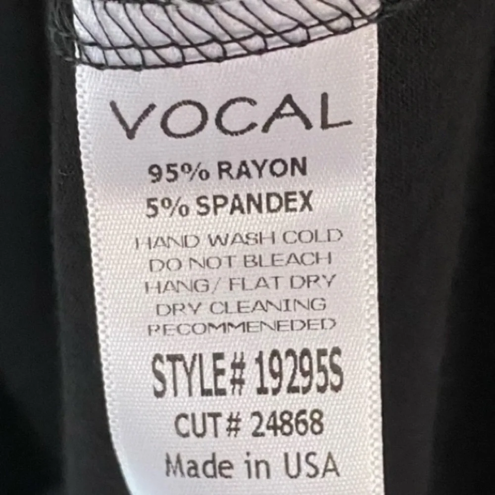 VOCAL Skulls Dolman Sleeve Top M black - Picture 8 of 8